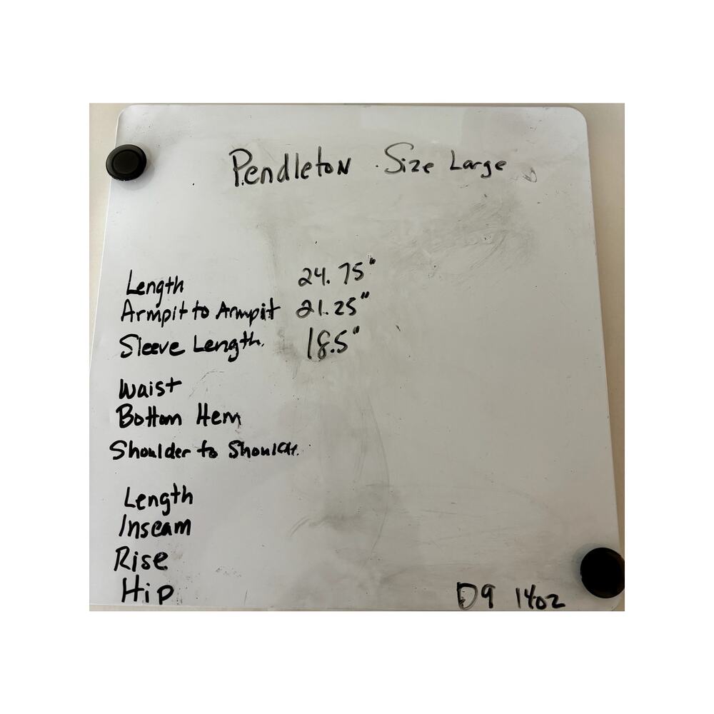 Pendleton White Ivory Linen Button Down Pockets L… - image 8